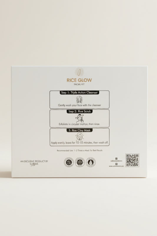 3-Step Rice Glow Facial Kit