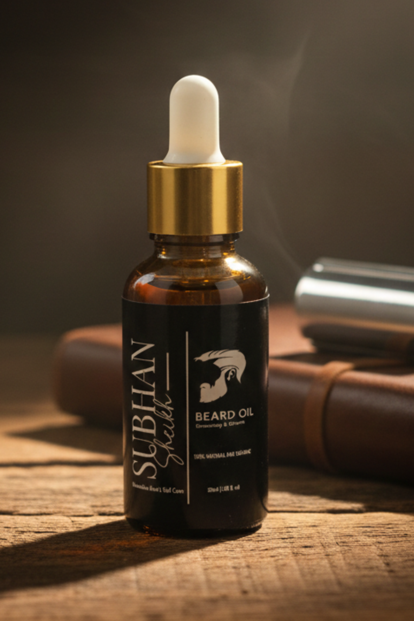 Organic Beard Growth and Grooming Oil - For Men