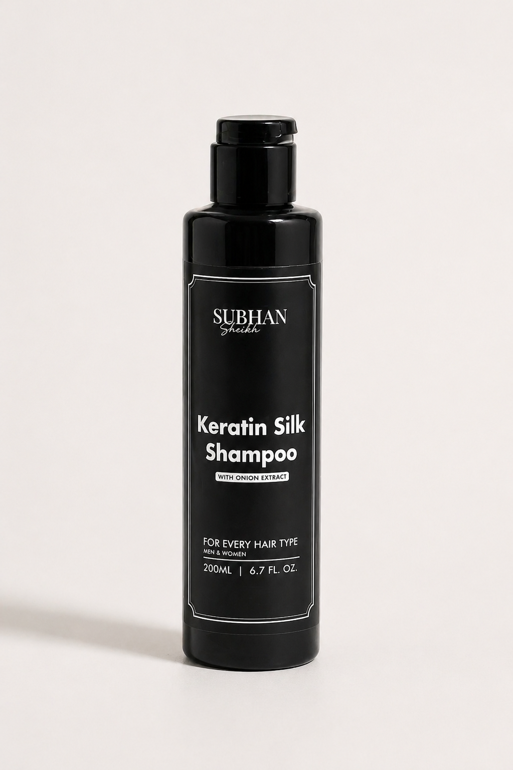 Keratin Silk Shampoo With Onion Extract - For Men & Women