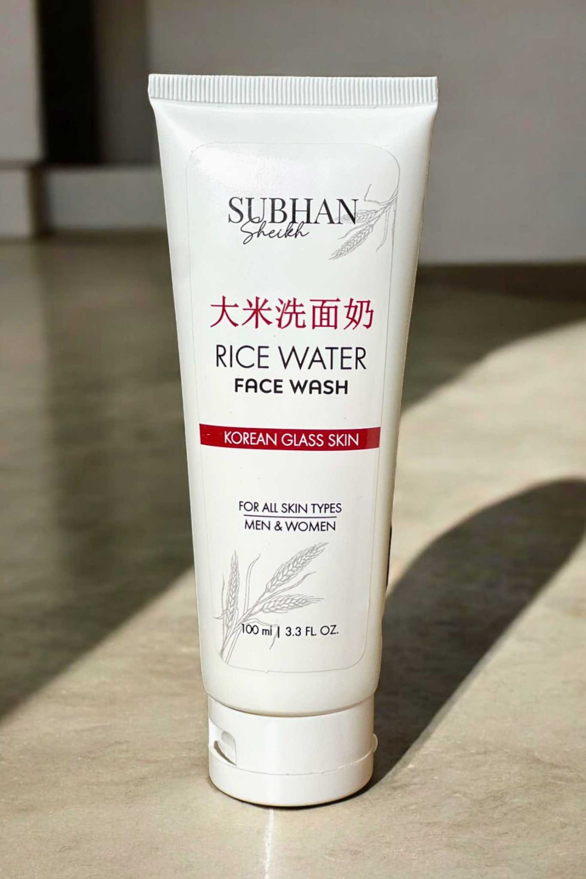 Subhan Man Rice Water Face Wash - For Men & Women – Subhan Sheikh