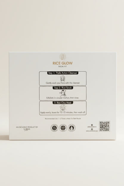 3-Step Rice Glow Facial Kit