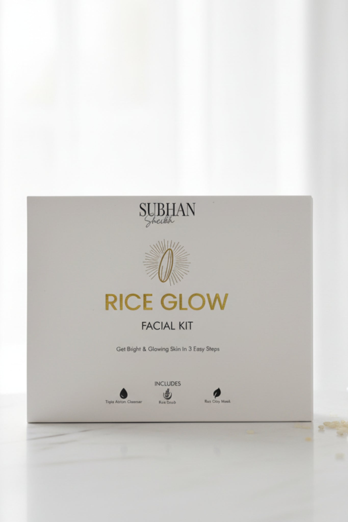 3-Step Rice Glow Facial Kit