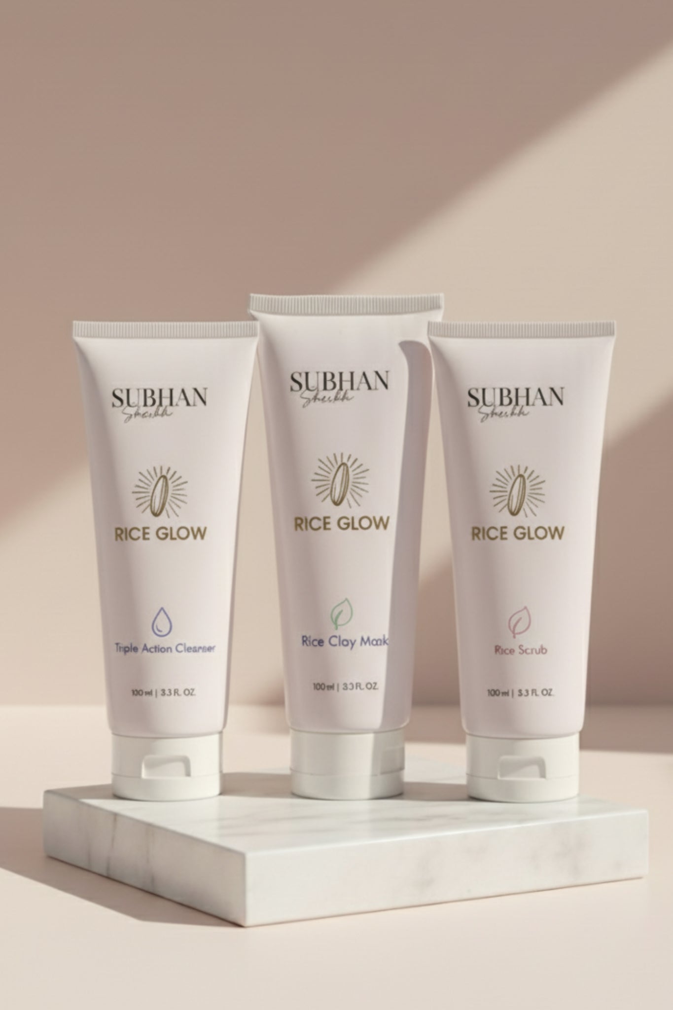 3-Step Rice Glow Facial Kit