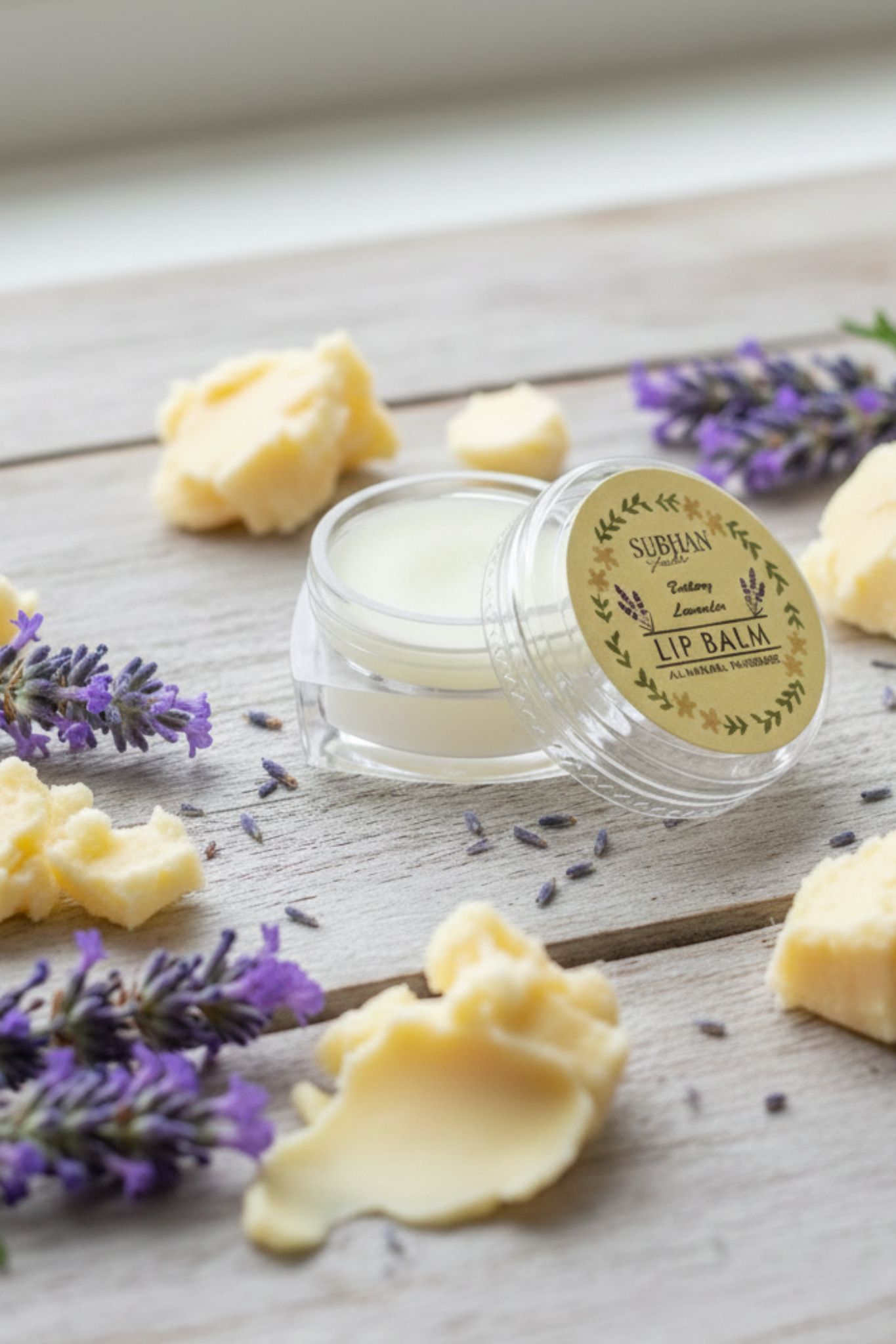Organic Lip Balm - Buttery Lavender
