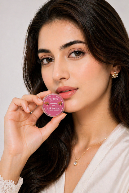 Organic Lip Balm - Strawberry Pink