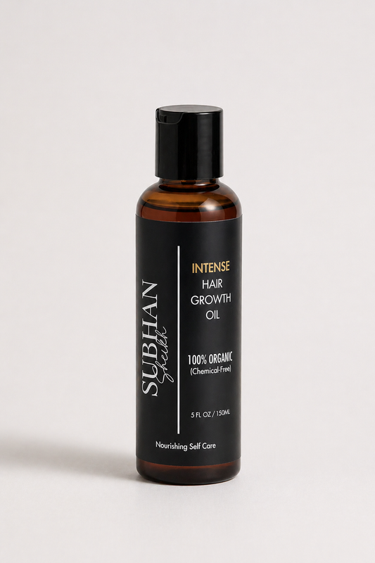Organic Intense Hair Growth Oil - For Men & Women