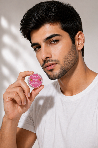 Organic Lip Balm - Strawberry Pink