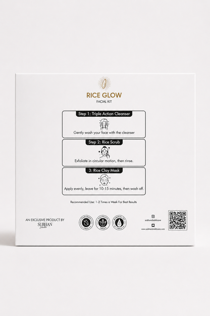 3-Step Rice Glow Facial Kit