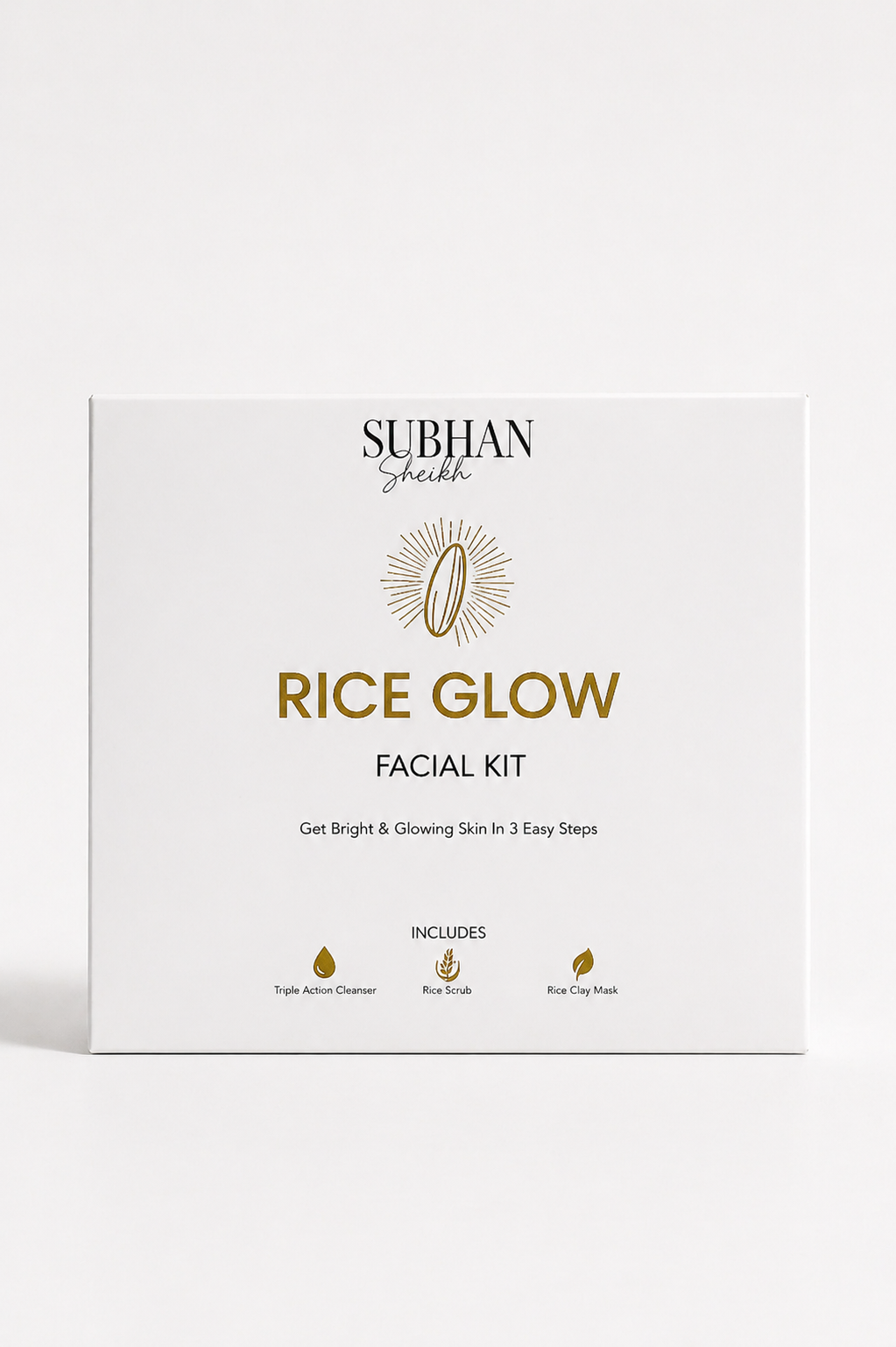 3-Step Rice Glow Facial Kit